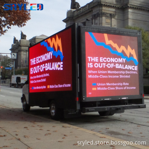 Mobile LED Van Advertising: Waterproof Outdoor P6/P8 Truck LED Screens for Digital Billboards